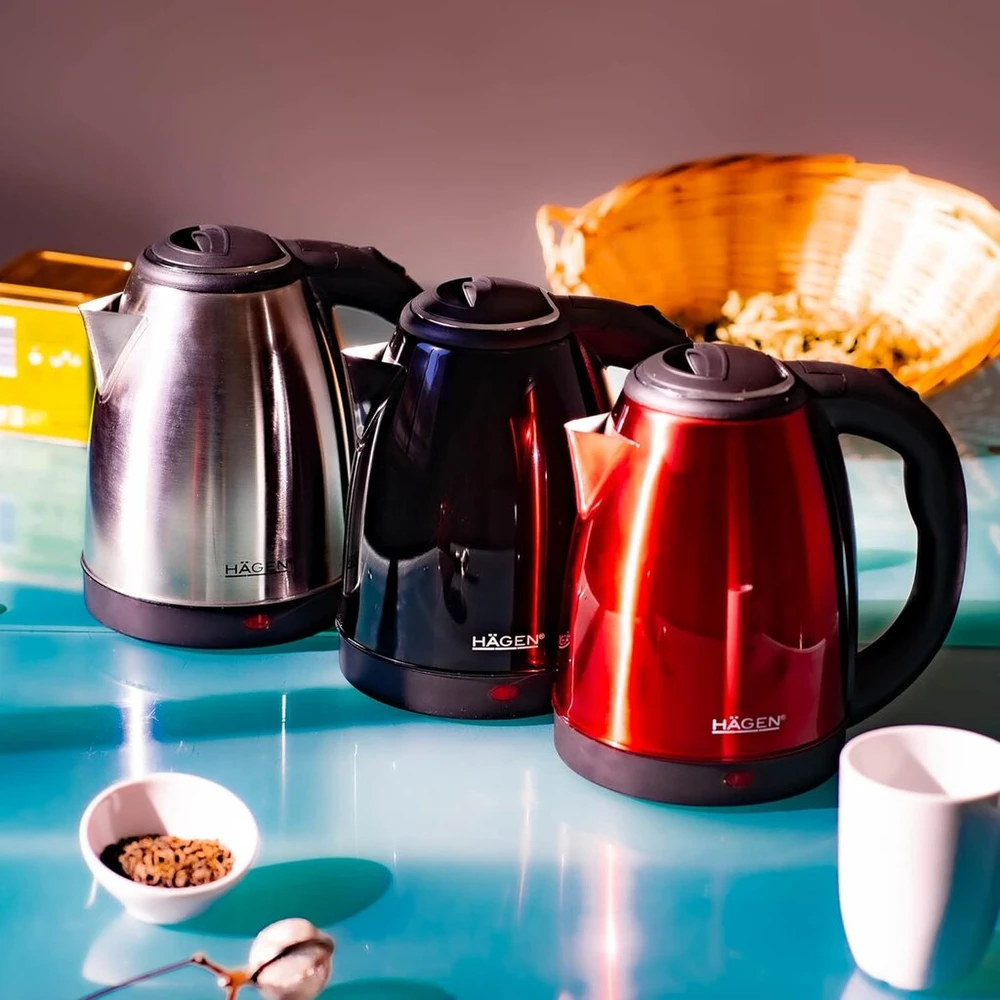 Haen Elektrinis virdulys Hagen Ha5525-sil, 1.8l, 2200w, nerūdijančio plieno