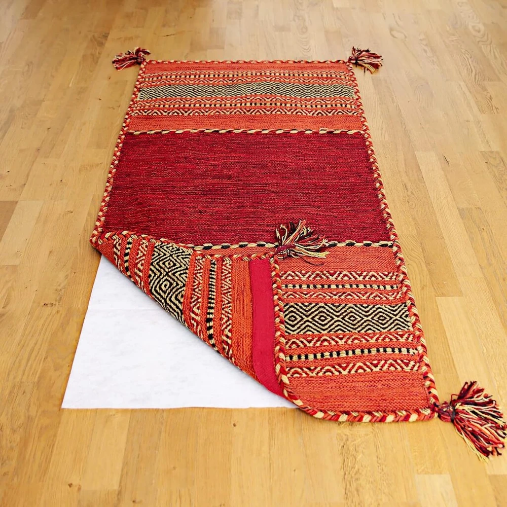 Haftplus - neslystantis ir plonas kilimų stabdiklis - neslystantis kilimėlis kilimams - Oeko-tex vilnos kiliminė danga, kurią galima apkirpti iki 80 x 150 cm