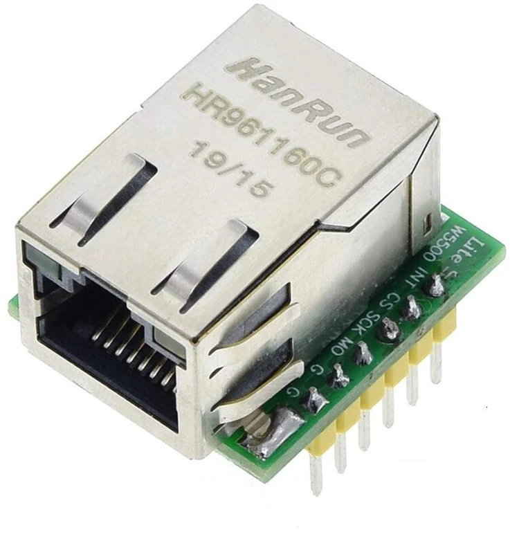 Hailege 2 vnt. W5500 Ethernet tinklo modulis Spi į Lan Tcp Ip Stm32 sąsaja 3.3v 5v, skirta Arduino Wiz820io Rc5