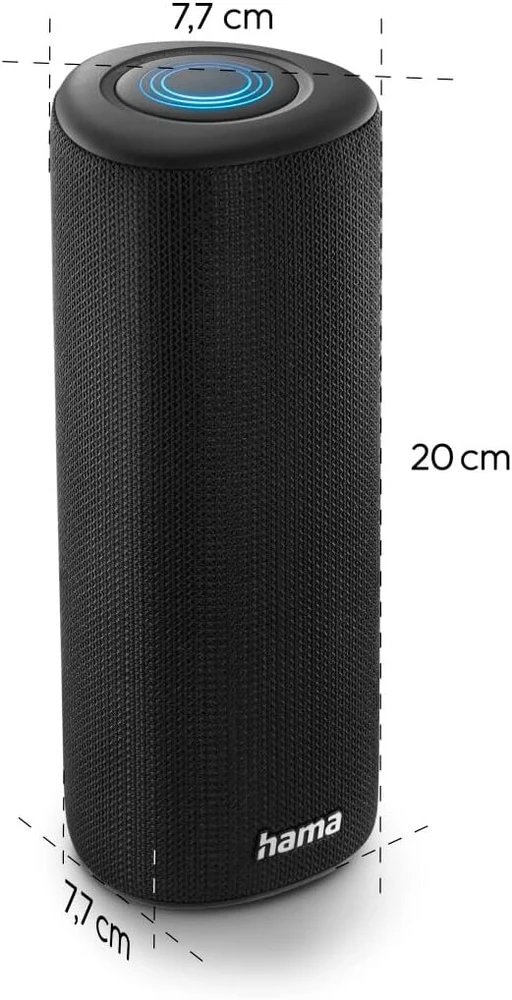 Kompiuterio kolonėlės Hama Bluetooth Garsiakalbis 24w, Rgb Led, Ipx5, 14h Baterija