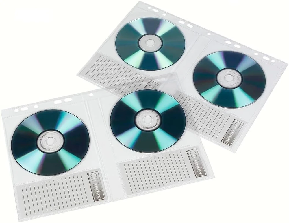 Automagnetola Hama, Cd-rom įmaučių segtuvas, Din A4, 10 vnt.