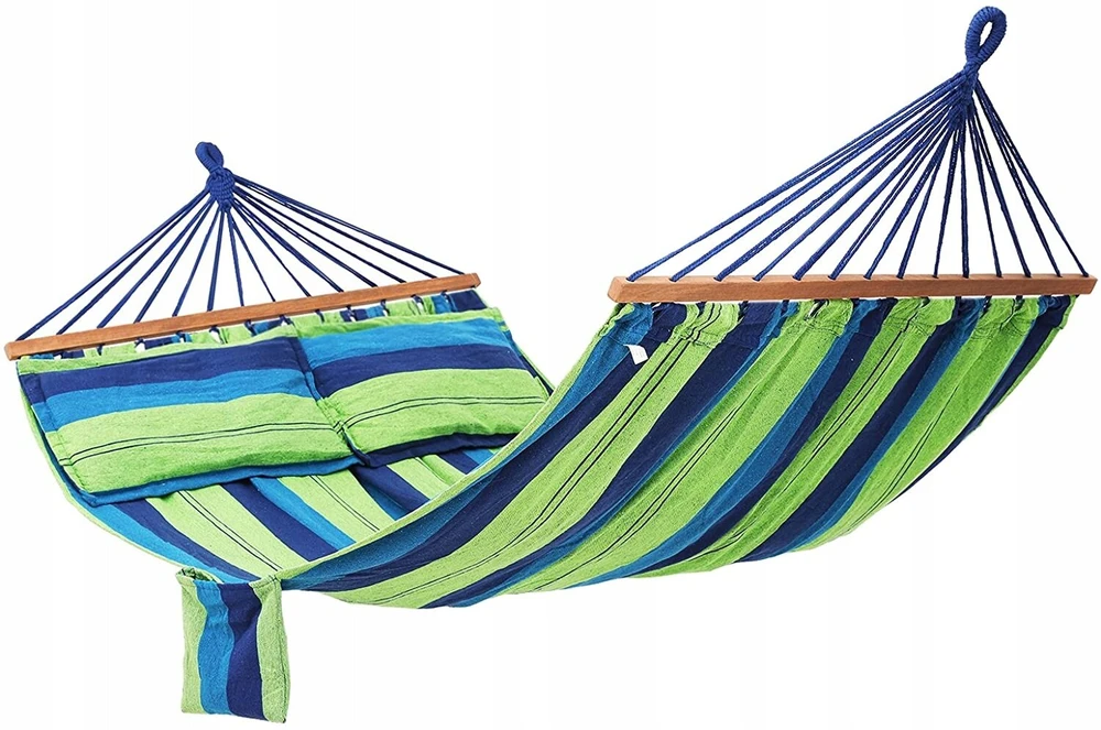 Hamakas be skersinio Songmics, įvairiaspalvis, 300 kg, 210 x 150 cm