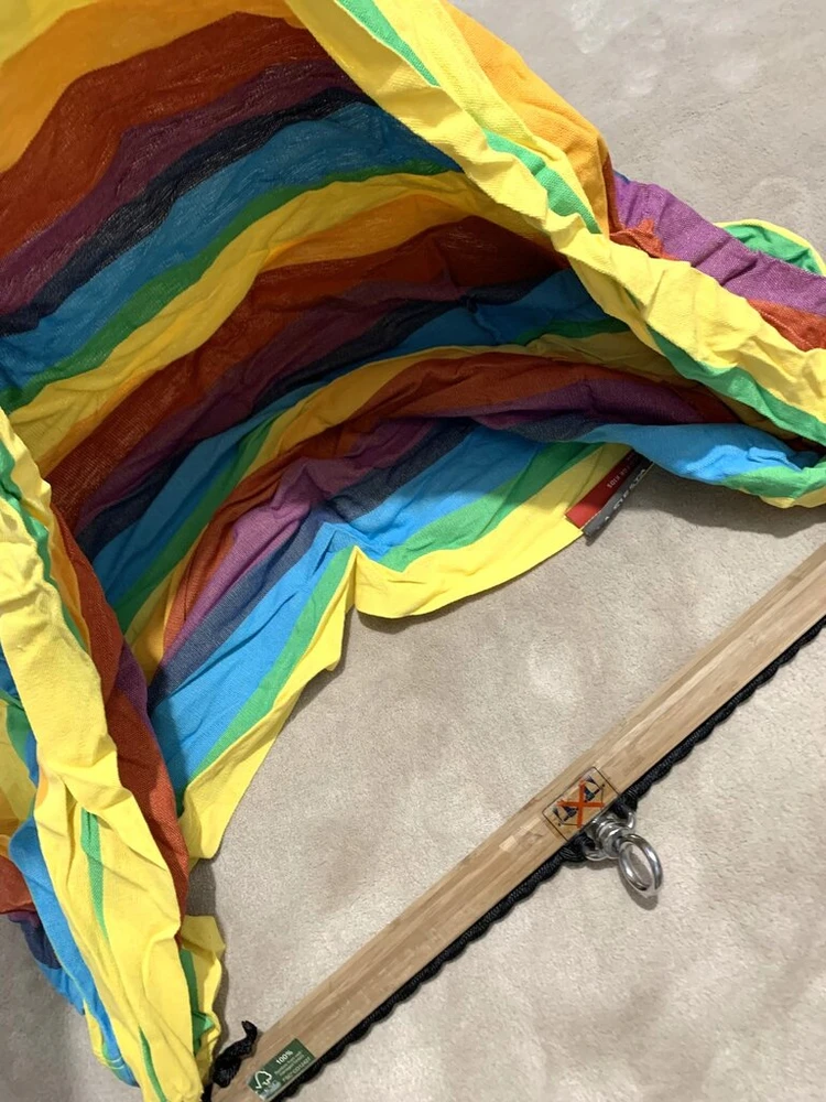 Hamakas La Siesta vaikams su lazdele