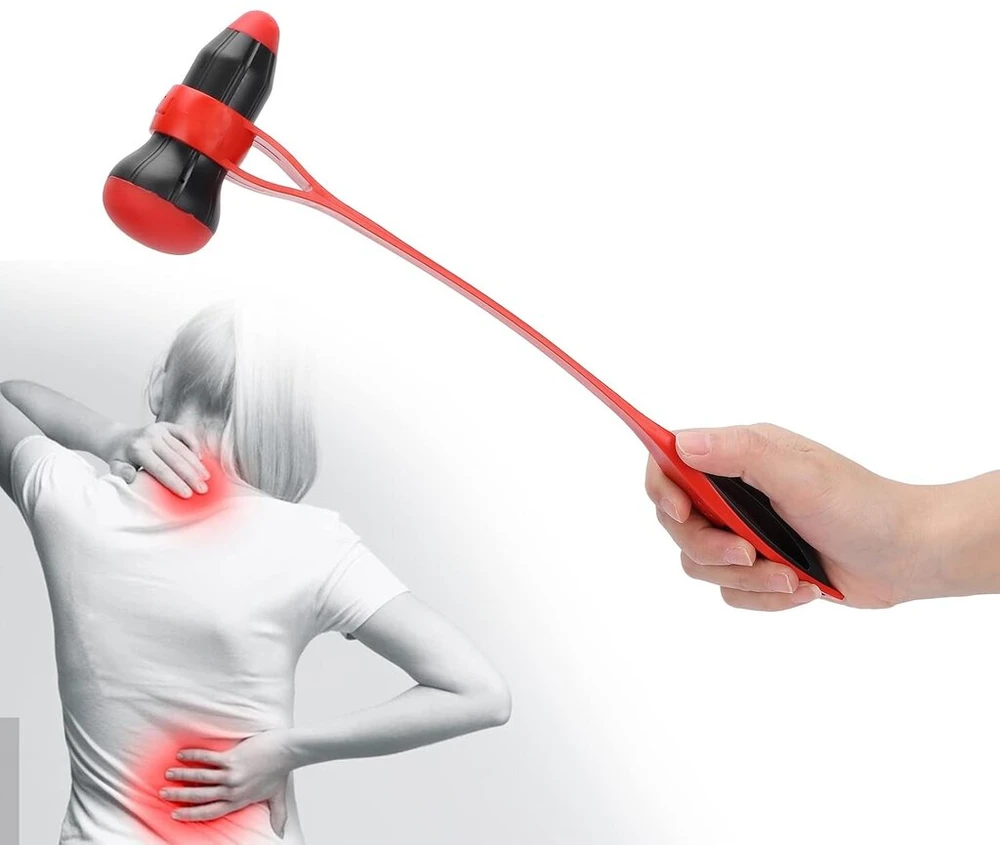 Hammer Stick - rankinis masažinis plaktukas silikoninis nugaros plaktukas meridijanų pat nugaros masažinis plaktukas viso kūno masažinis pagaliukas kūno streso mažinimo masažinis plaktukas pečių kaklo juosmeniui
