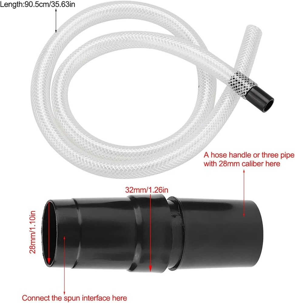 Hapivida mikro dulkių siurblio priedai, 9 dalių dulkių siurblio priedų rinkinys, antgaliai, universalus adapteris, dulkių siurblio priedas 32 mm ir 28 mm dulkių siurbliams
