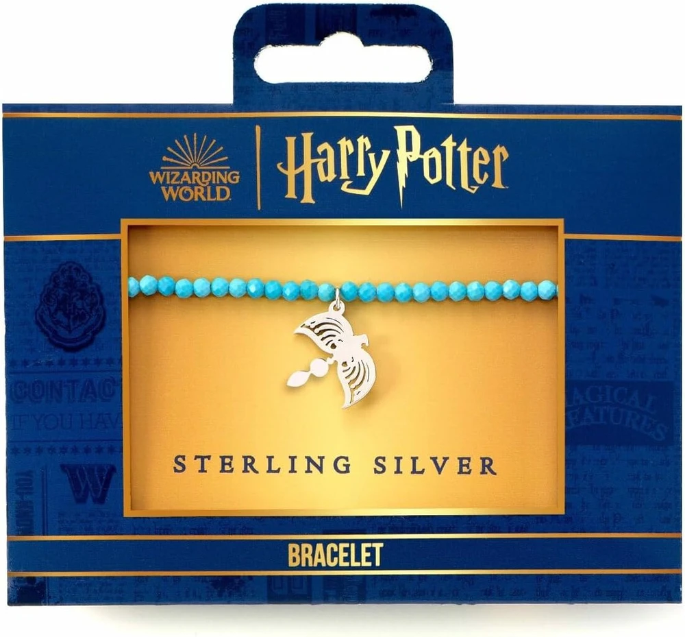 Harry Potter sidabrinė apyrankė su kristalų tiara, vienas dydis, sidabras