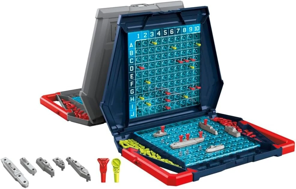 Hasbro Battleship Classic stalo žaidimas, įdomus strateginis žaidimas vaikams nuo 7 metų