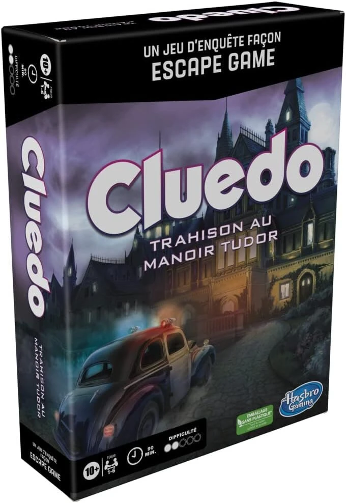 Hasbro Cluedo Escape Tudor Manor prancūziška versija