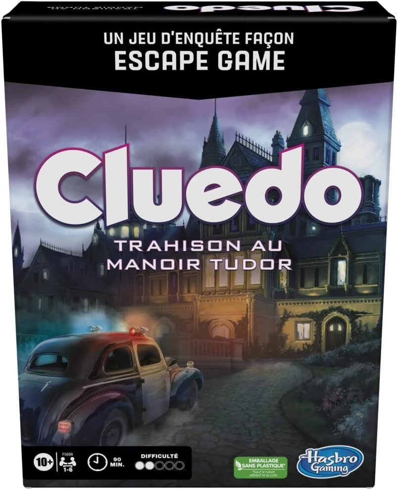 Hasbro Cluedo Escape Tudor Manor prancūziška versija