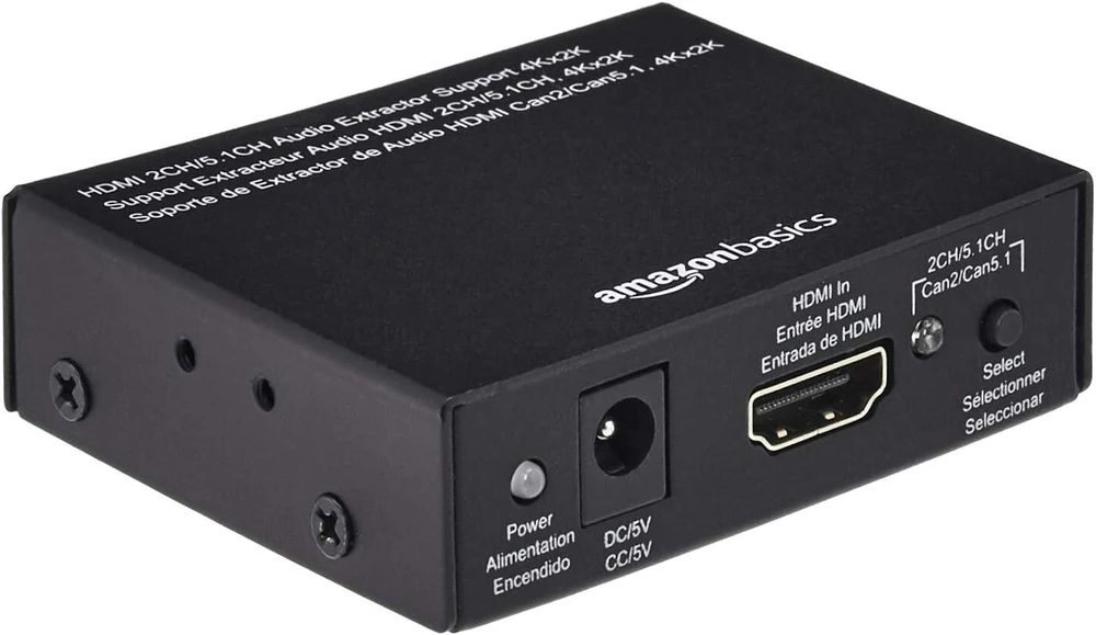 Televizorius Hdmi audio išskirtuvas: Hdmi + Spdif/rca stereo