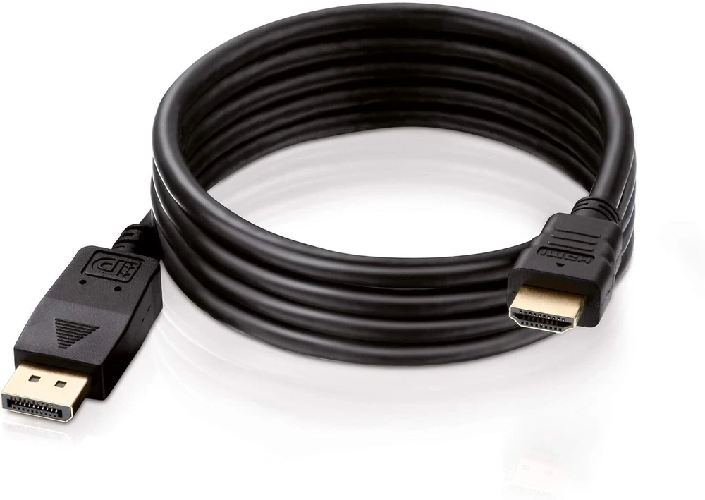 Hdsupply Dc010-010 Displayport jungties kabelis (displayport male į displayport male) displayport į hdmi 1,0 m juodas