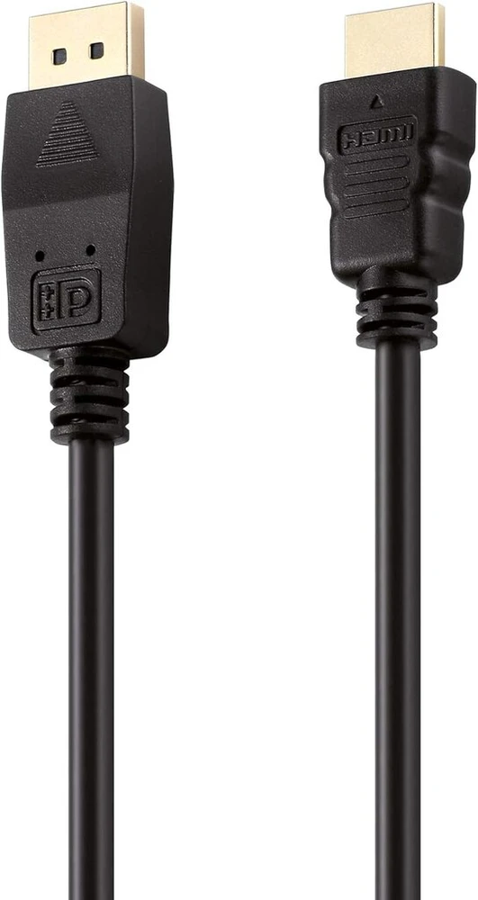 Hdsupply Dc010-010 Displayport jungties kabelis (displayport male į displayport male) displayport į hdmi 1,0 m juodas