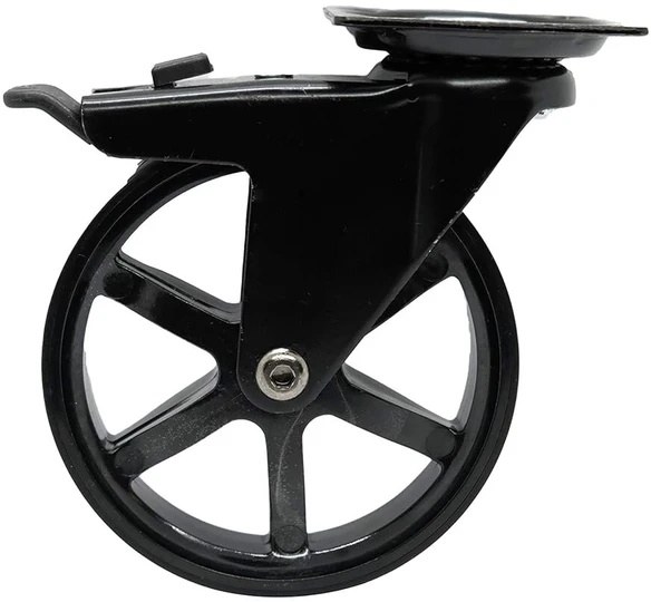 Headbourne 4 x Designer Roll blizgus juodas Vintage Series 10 cm 6 stipinų 8300e