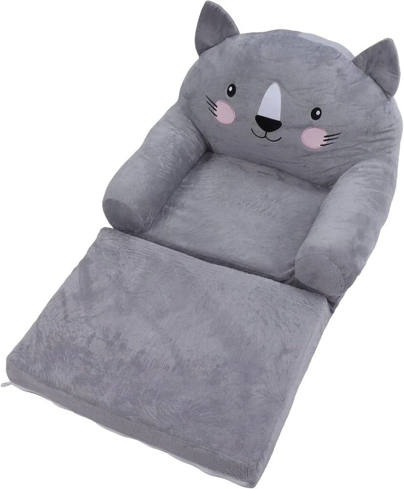 Headerbs vaikiška sofa, kėdutė mažyliams, animacinių filmų stiliaus, universali, tvirtas atlošas televizoriaus žiūrėjimui (2 sluoksniai)