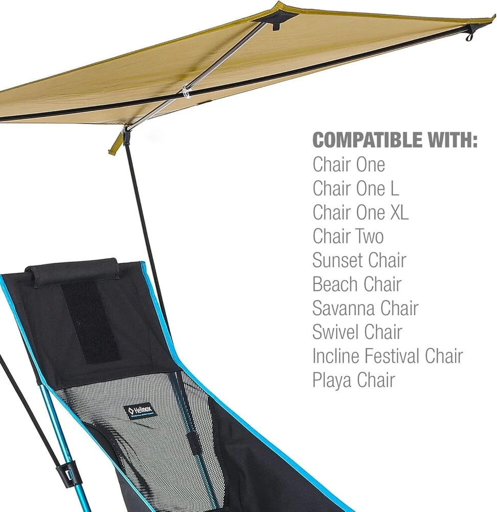 Helinox Personal Shade | Ši sumani, paprasta ir bazinė konstrukcija suteikia elegantišką būdą mėgautis momentiniu pavėsiu bet kur (coyote Tan)