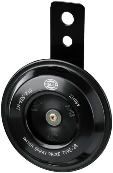 Hella Motorcycle Horn 12 V – Essential Horn S70 Set – 108 Db(a) – Dažnių diapazonas: 380/480hz – Žemas/aukštas – Elektrinis – Kiekis: 2-3al 012 588-011