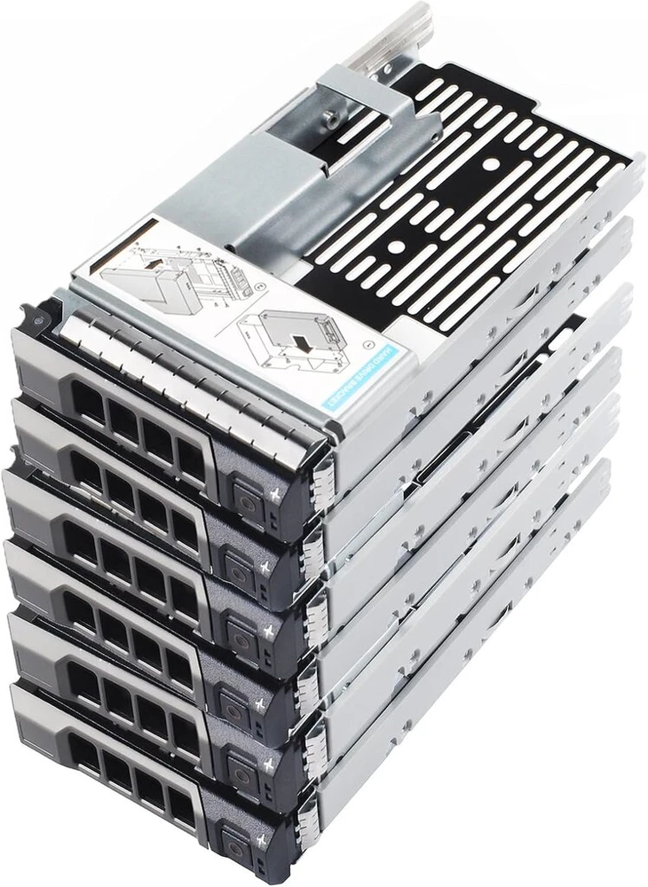 Heretom 2.5" kietojo disko dėklas su 2.5" Hdd adapteriu, suderinamas su Dell Poweredge Server 11th 13th Generation, tvirtinimo varžtai įtraukti
