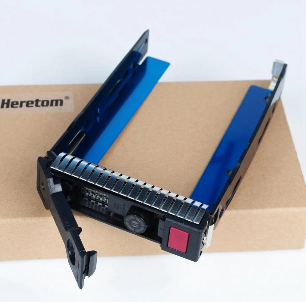Heretom 3.5 colio pakaitinis Sas Sata Lff Hdd dėklas Caddy 651314-001 651320-001 kietojo disko dėklas, skirtas Hp Gen8 Gen9 Dl380p Dl360p Dl160 Dl560 Dl385 Ml350 Ml310 G8 G9 (netinka 2,5 colio serijai!)
