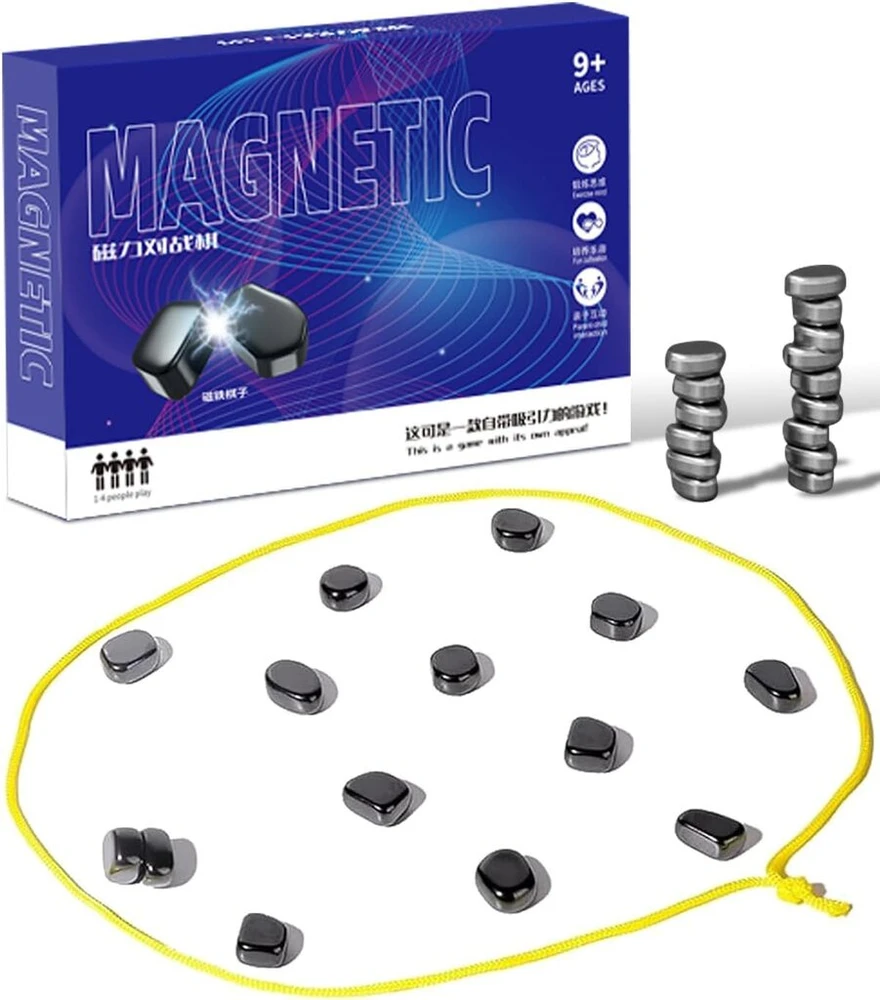 Hipoten magnetinis kovos žaidimas su minų jutikliais, pagamintas iš magnetinių elementų: stalo žaidimas smegenų lavinimui ir koncentracijai, taip pat interaktyviems žaidimams tarp tėvų ir vaikų