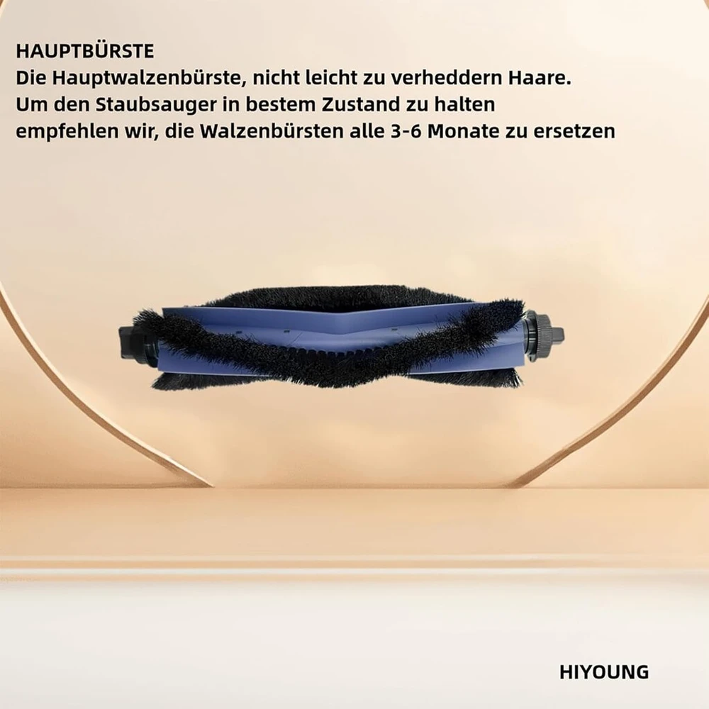 Hiyoung priedai, skirti Eufy G50/g50 Hybrid/l60/l60 Ses/l60 Hybrid/l60 Hybrid Ses/l50/l50 Ses su 2 pagrindiniais šepečiais, 6 šoniniais šepečiais, 6 filtrais (su kempine), atsarginės dalys, 14 vnt.
