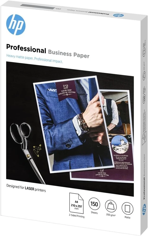 Hp A4 Lazerinis Popierius 200gsm, 150 Lapų, Matinis