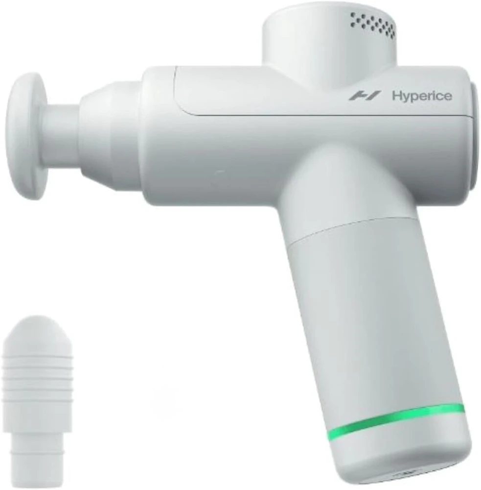 Hypervolt Go 2 - su Quiet Glide technologija - rankinis perkusinis masažinis pistoletas (hypervolt Go 2 Baltas)