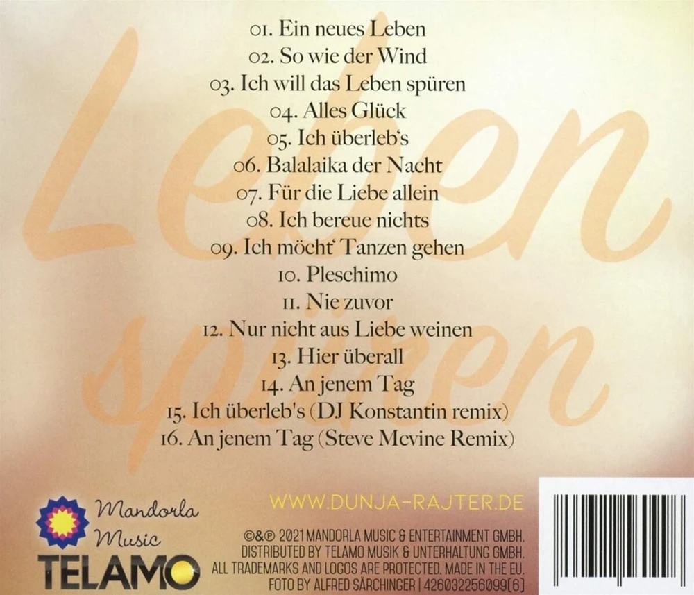 Vinilinė plokštelė Ich Will das Leben Spüren