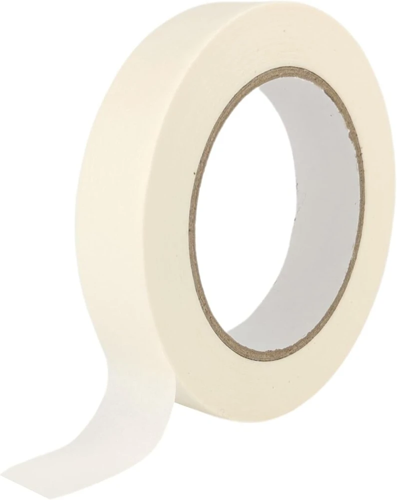 Idea Home - 6 vnt. maskavimo juosta, plotis 24 mm, ilgis 50 m, 6 vnt. dažymo juosta, dažytojo maskavimo juosta, juosta dažymo darbams, neutrali