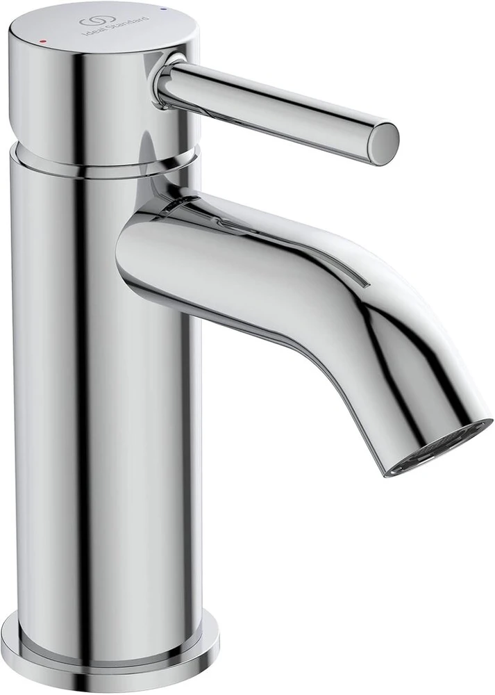 Ideal Standard Bc193aa Ceraline H75 praustuvo maišytuvas su iššokančiuoju ventiliu, 10 cm snapas, chromo spalvos