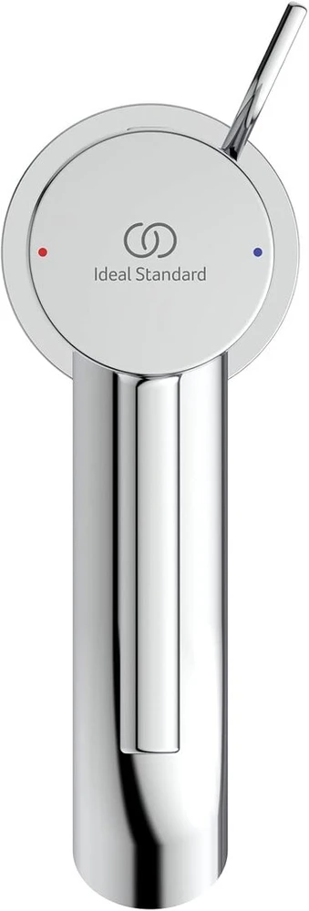 Ideal Standard Bc193aa Ceraline H75 praustuvo maišytuvas su iššokančiuoju ventiliu, 10 cm snapas, chromo spalvos