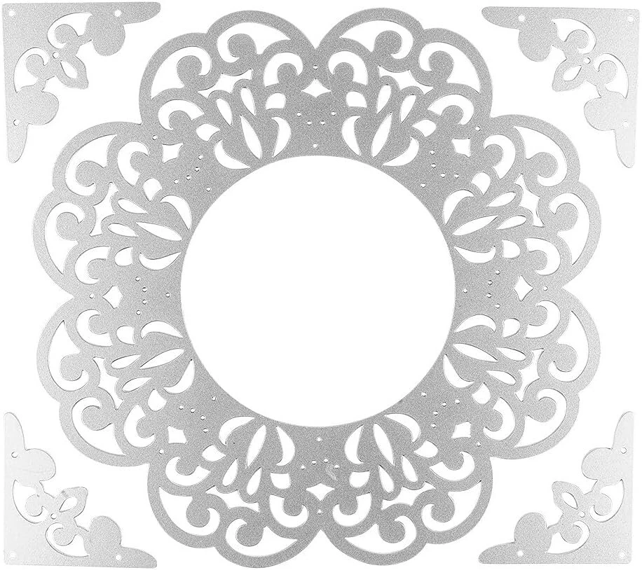 Ideen mit Herz Trafaretai | Servetėlės su kampiniais ornamentais / 2 dizainas | 5 vnt.