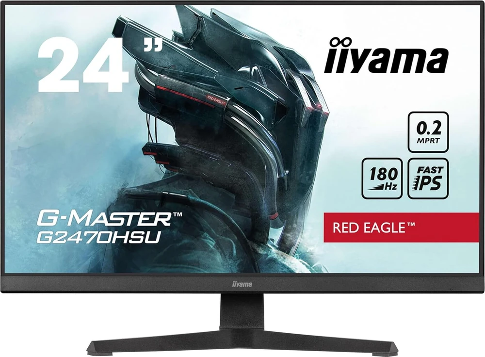 Monitorius Red Eagle Iiyama Raudona Eagle G-master G2470hsu-b6 23.8 colių Led Ips Full Hd 180 Hz