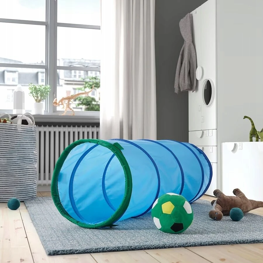 IKEA DVARGMAS MĖLYNAS autobuso žaidimų tunelis