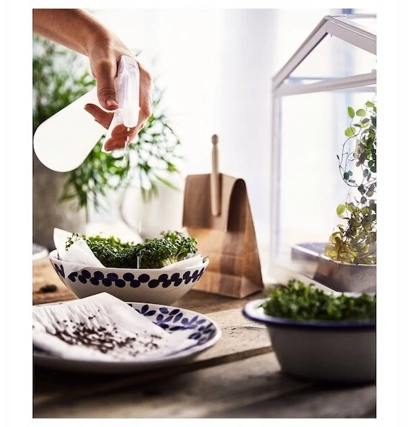 Ikea Tomat purkštuvas gėlėms, 350ml, baltas