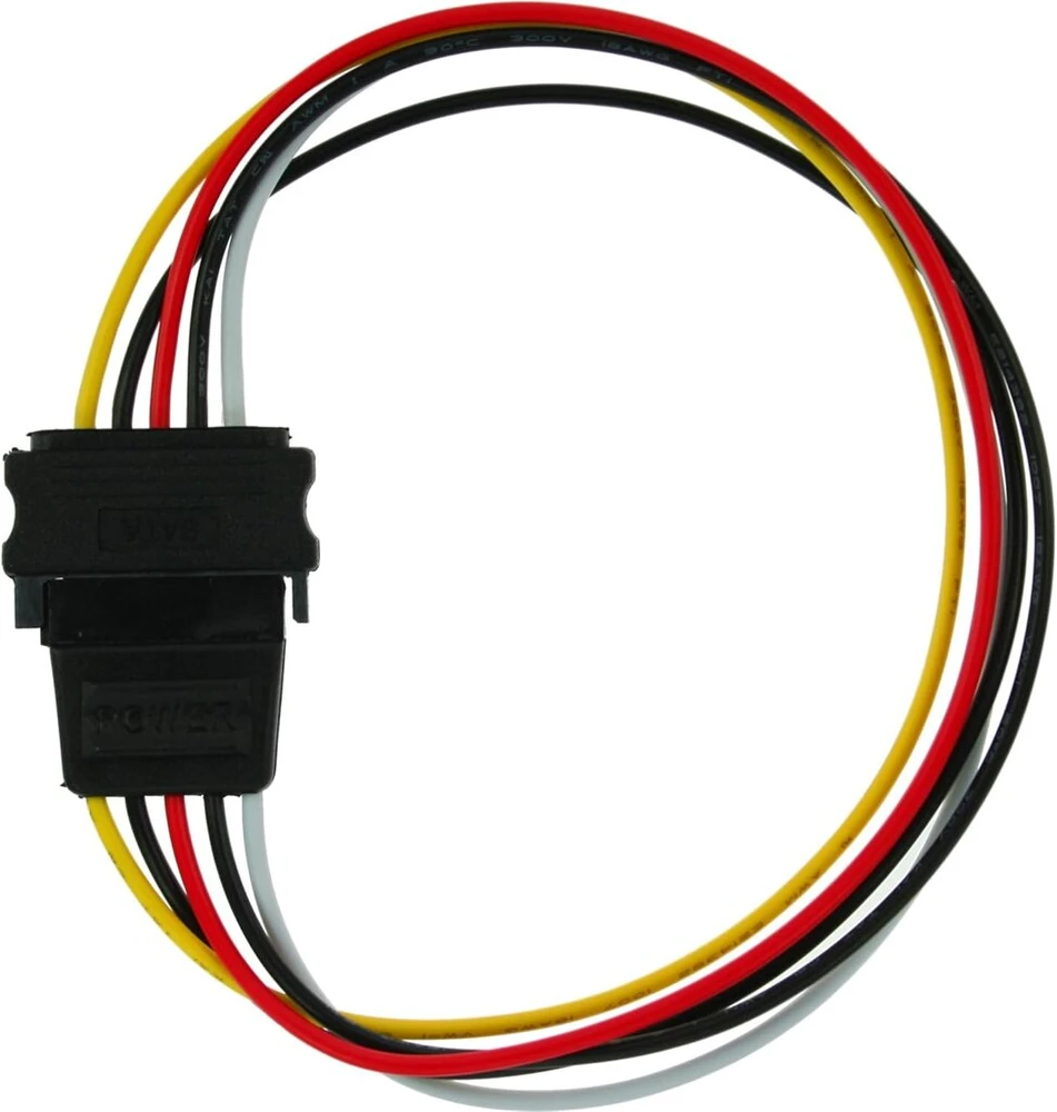 Inline® 29651 a 0.3 m sata sata sata kabelis – sata kabeliai, įvairiaspalviai