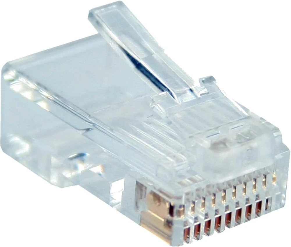Inline® 73011 Rj-45 laidų jungtys (skaidri balta)