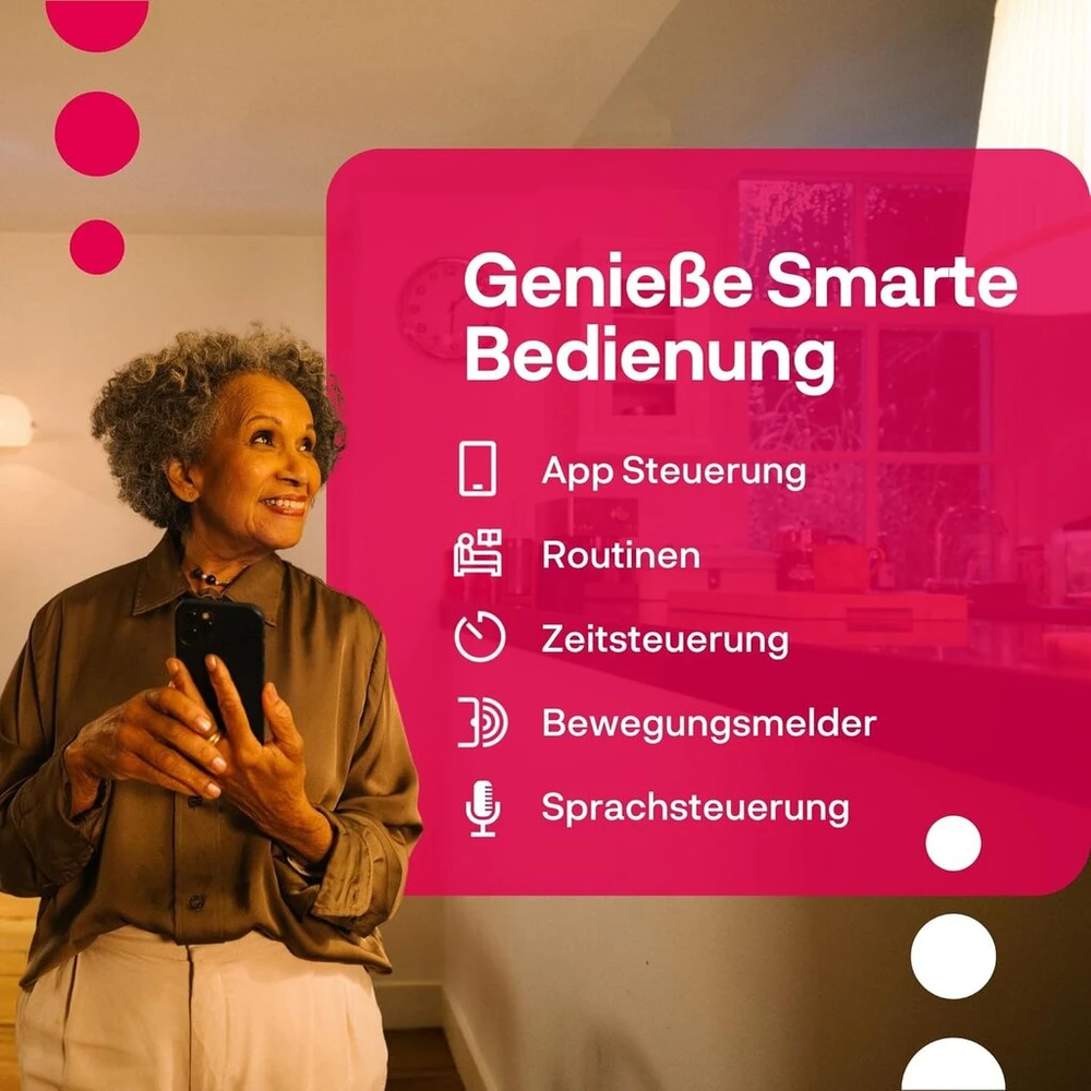 Innr gu10 išmanioji led lemputė, šilta balta šviesa, pritemdoma, suderinama su philips hue (reikalingas tiltas), 2700 k