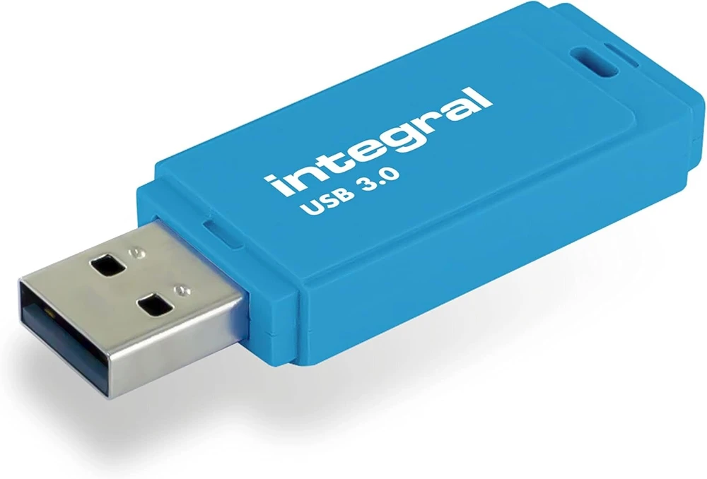 Integral 64gb Neon Mėlyna Usb 3.2 Gen 1 Flash Drive