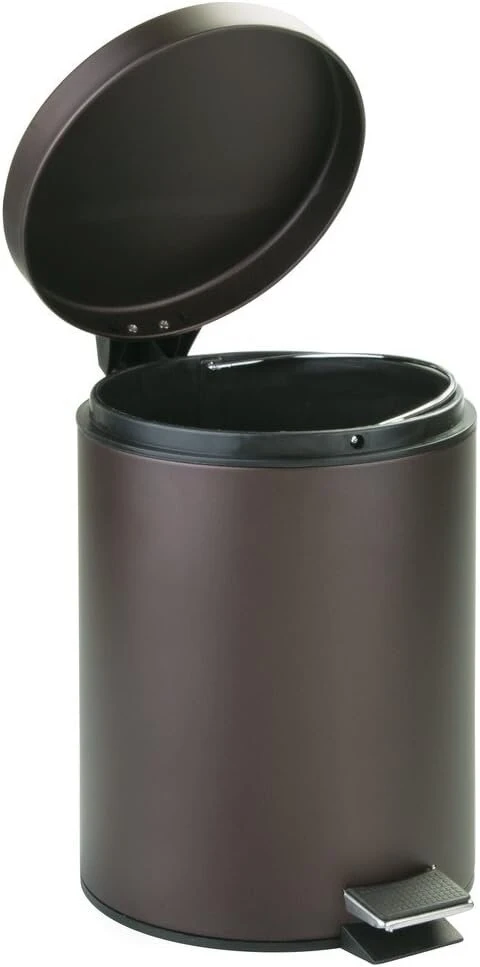 Interdesign šiukšliadėžė, bronzinė, 5 litrų
