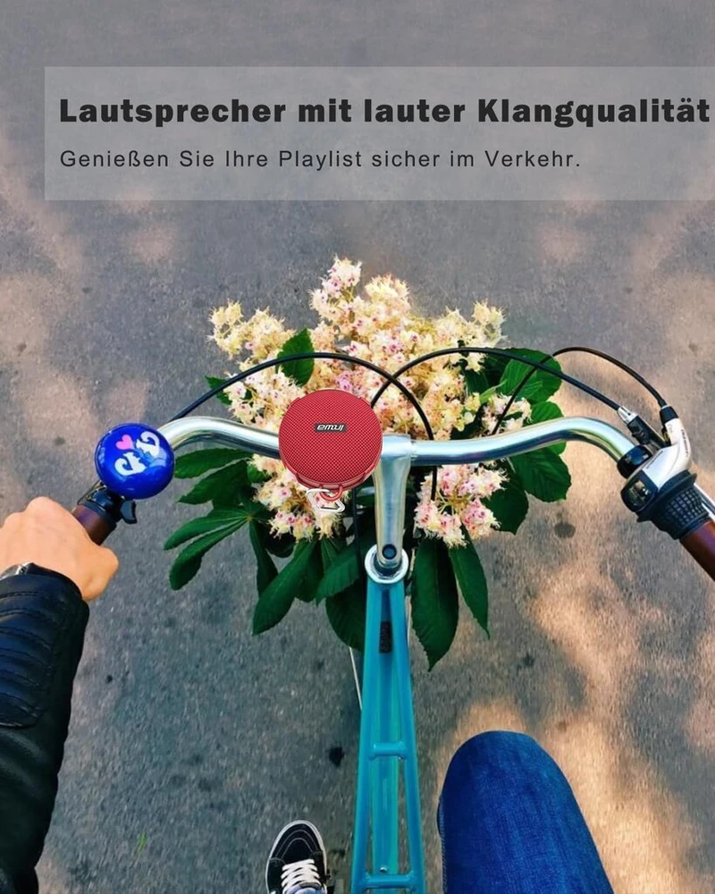 Kompiuterio kolonėlės Inwa Bluetooth Garsiakalbis Dviračiui, Nešiojamas Vandeniui Atsisparus