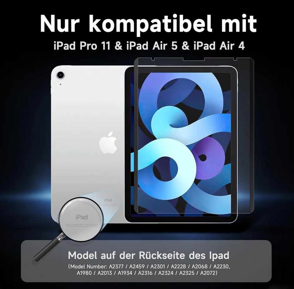 Iprokko magnetinis ekrano apsauginis plėvelė Ipad Pro 11 / Air 10.9