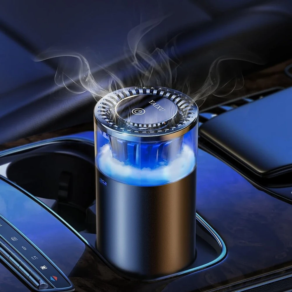 Išmanusis nano automobilio oro gaiviklis, elektroninis atomizavimas, kieti kvapai, automatinis įjungimas/išjungimas, reguliuojamas intensyvumas, kvapas išlieka 4 mėnesius, automobilio oro gaiviklis vyrams ir moterims (cologne)