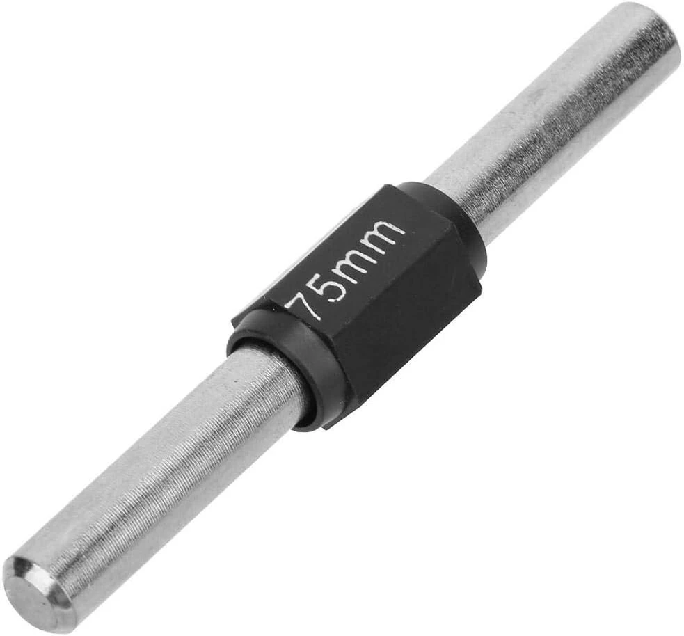 Išorinis mikrometro standartinis kalibravimo blokas, universalus nerūdijančio plieno kalibravimo strypas (25/50/75/100 mm) patikrai (75 mm)