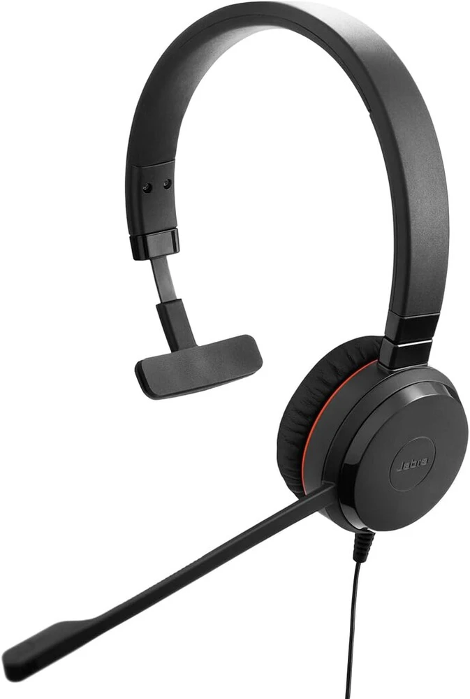 Ausinės Jabra Evolve 30 Ii, Unified Communications sertifikuota mono ausinė su skambučių valdymu, triukšmą slopinančiu mikrofonu, led indikatoriais, puikia garso kokybe, usb-c/a, juoda