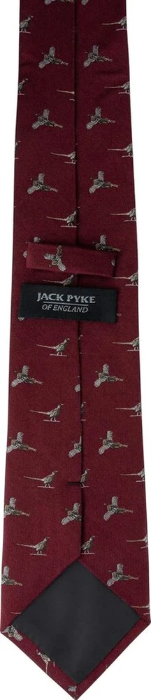 Jack Pyke - šilkinis kaklaraištis su fazanu