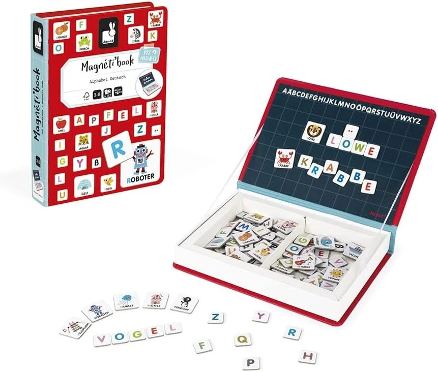 Janod Magneti'book Abėcėlė Vokiečių kalba
