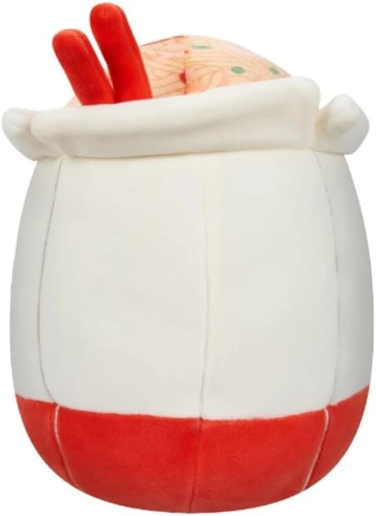 Jazwares Squishmallows 19 cm pliušinis žaislas - Daley, išsinešimui skirti makaronai, juodas, (sqcr04126)