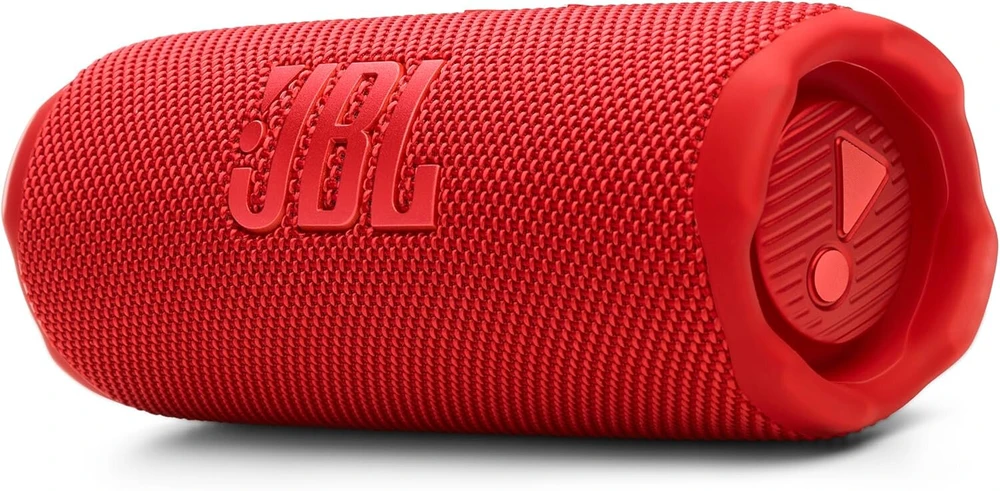 Kompiuterio kolonėlės Jbl Flip 7 belaidis nešiojamas bluetooth garsiakalbis, 16 valandų baterijos veikimo laikas, Ip68 atsparus vandeniui, dulkėms ir smūgiams, pro garsas su Ai boost, auracast kelių garsiakalbių jungtis, raudonas