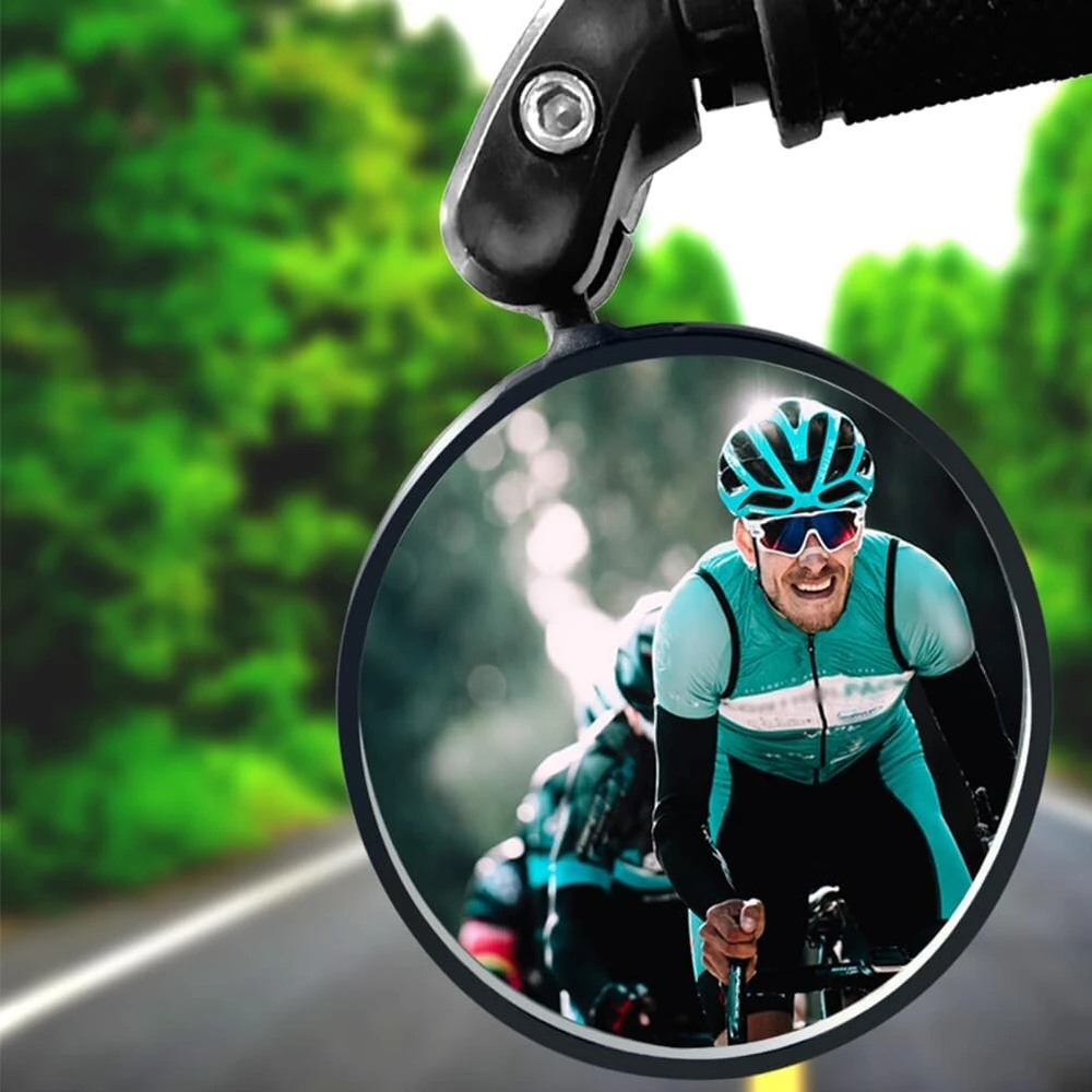 Jchenye dviračio veidrodėlis, hd mini dviračio veidrodėlis, 360° pasukamas, sulankstomas saugos dviračio vairo veidrodėlis, e-dviračio rankenos universalus dviračio veidrodėlis, 18-22 mm