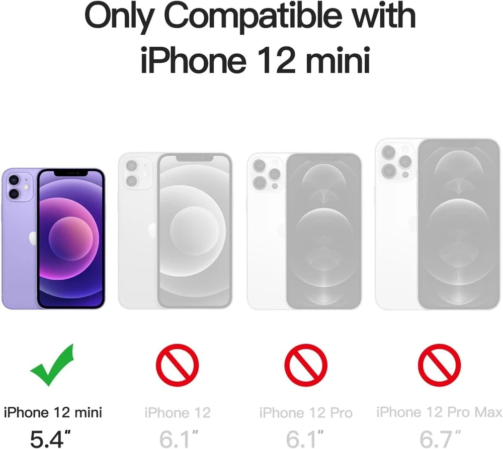 Jetech magnetinis dėklas, skirtas iphone 12 mini 5.4 colio, suderinamas su magsafe, permatomas matinis telefono dėklas, plonas smūgiams atsparus apsauginis dėklas (šviesiai violetinis)